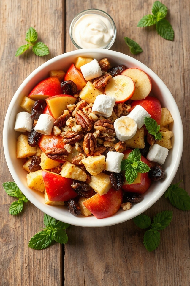 apple salad preparation steps
