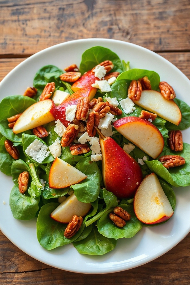 autumn inspired fresh salad