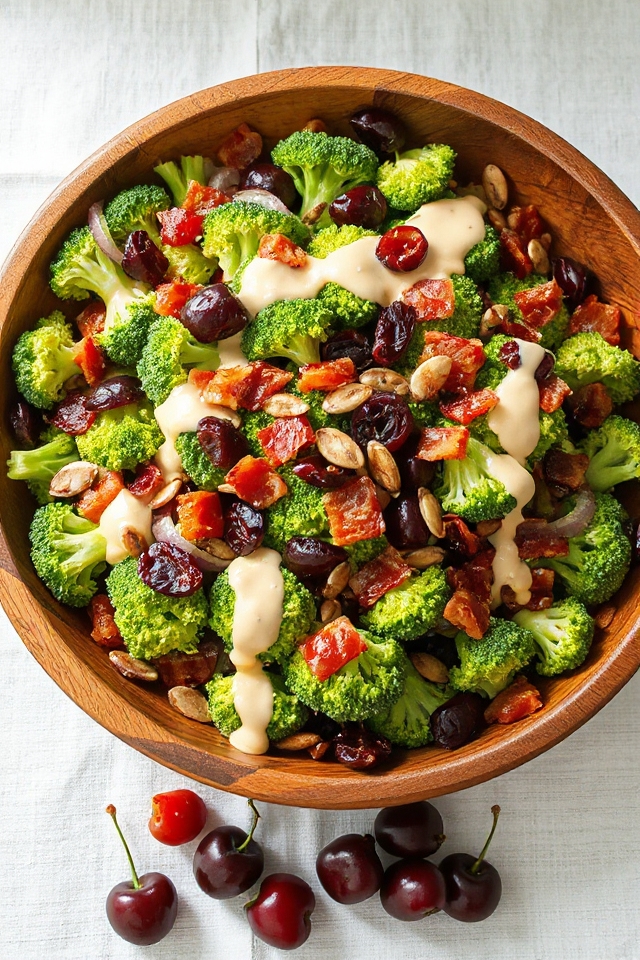 broccoli salad with bacon