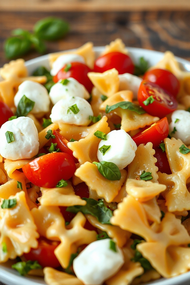 caprese pasta salad recipe