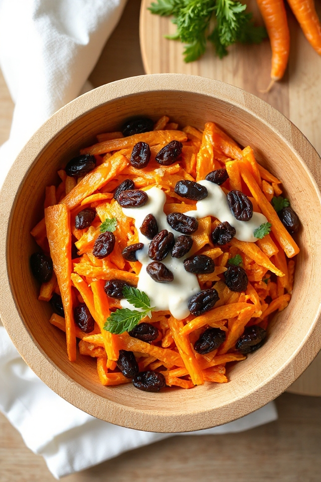 carrot raisin salad recipe