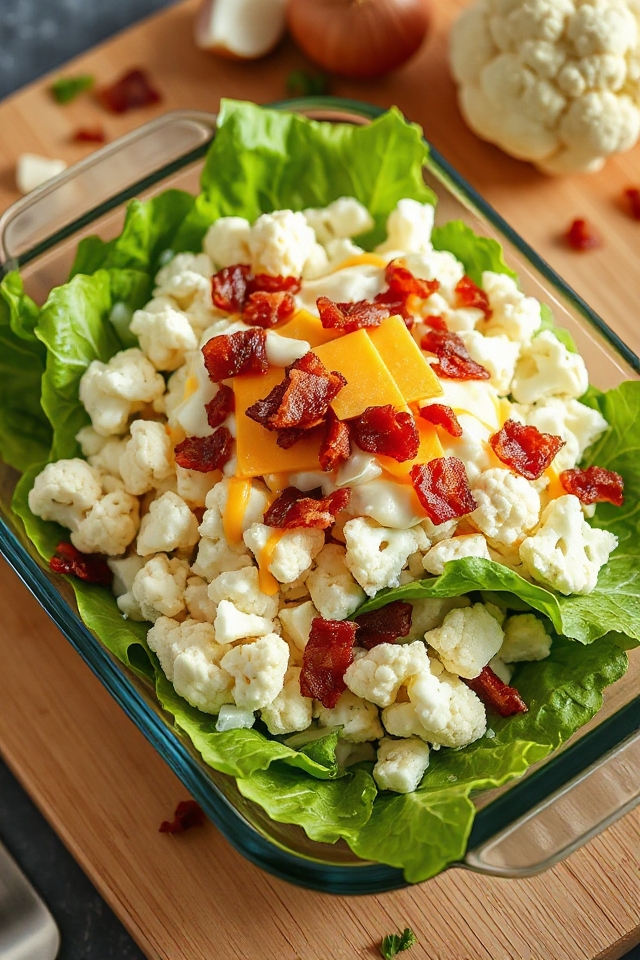 cauliflower salad preparation instructions
