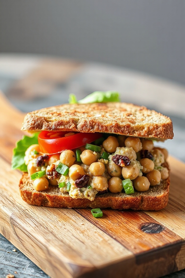 chickpea salad sandwich recipe