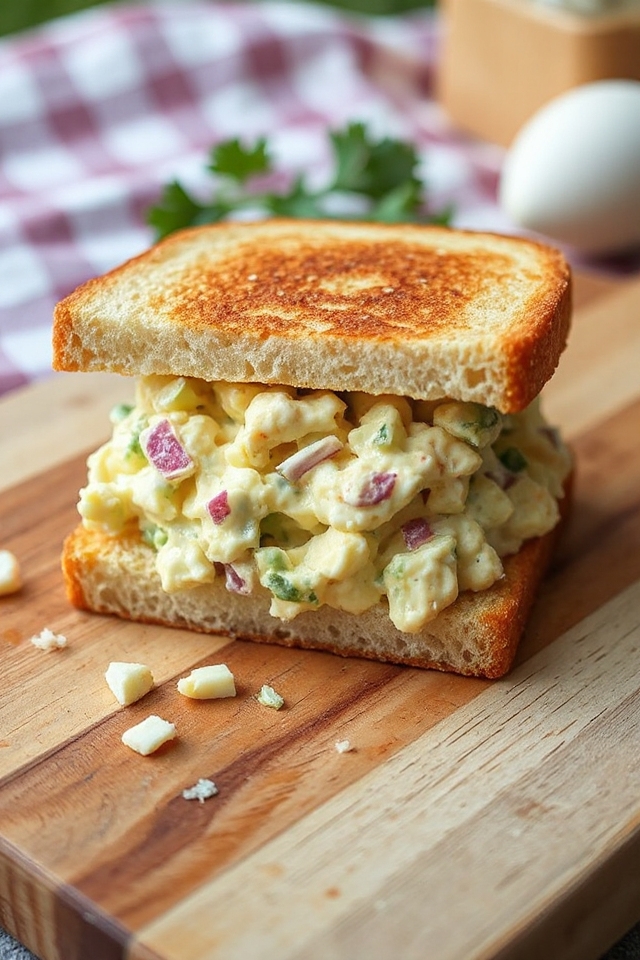 classic egg salad sandwich
