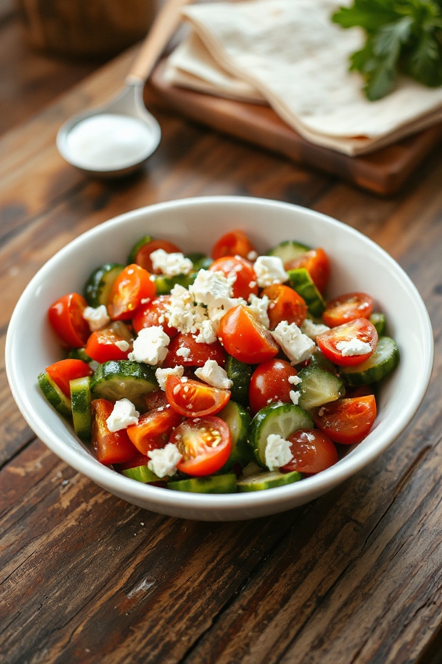 colorful crunchy veggie salad