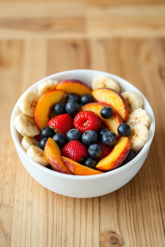 colorful refreshing fruit salad