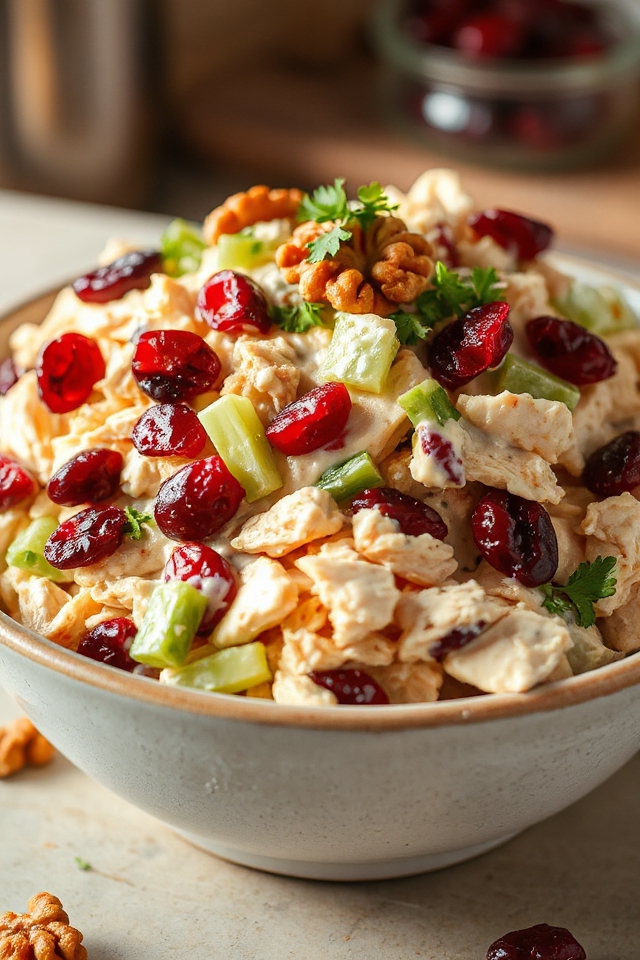 cranberry chicken salad recipe
