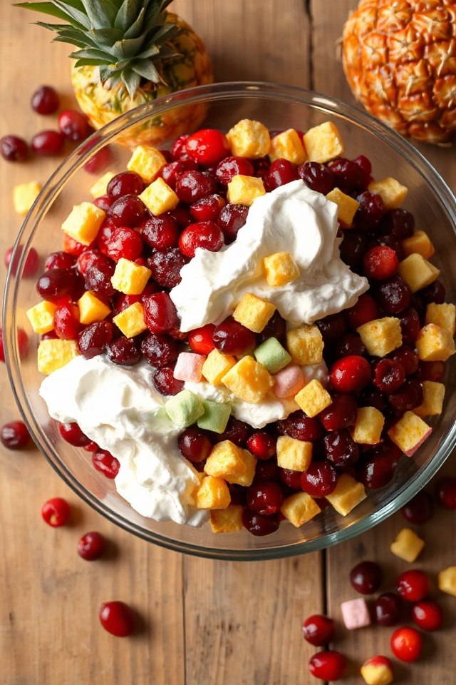 cranberry salad preparation instructions