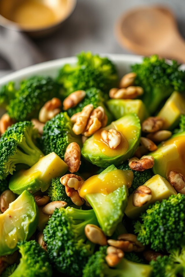 creamy avocado broccoli salad