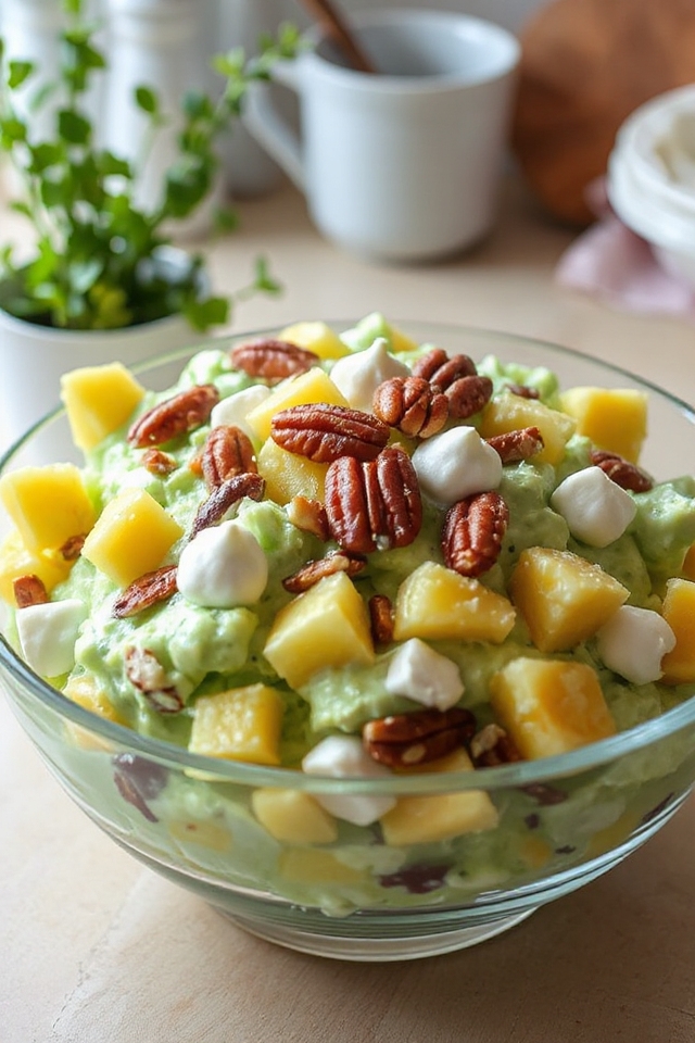 creamy lime gelatin salad