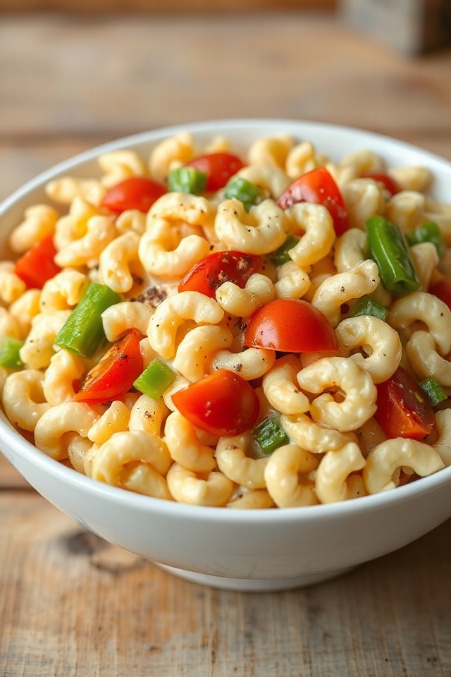 creamy pasta salad recipe