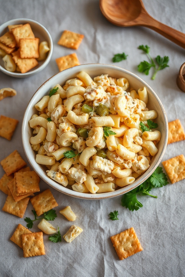 creamy tuna pasta salad