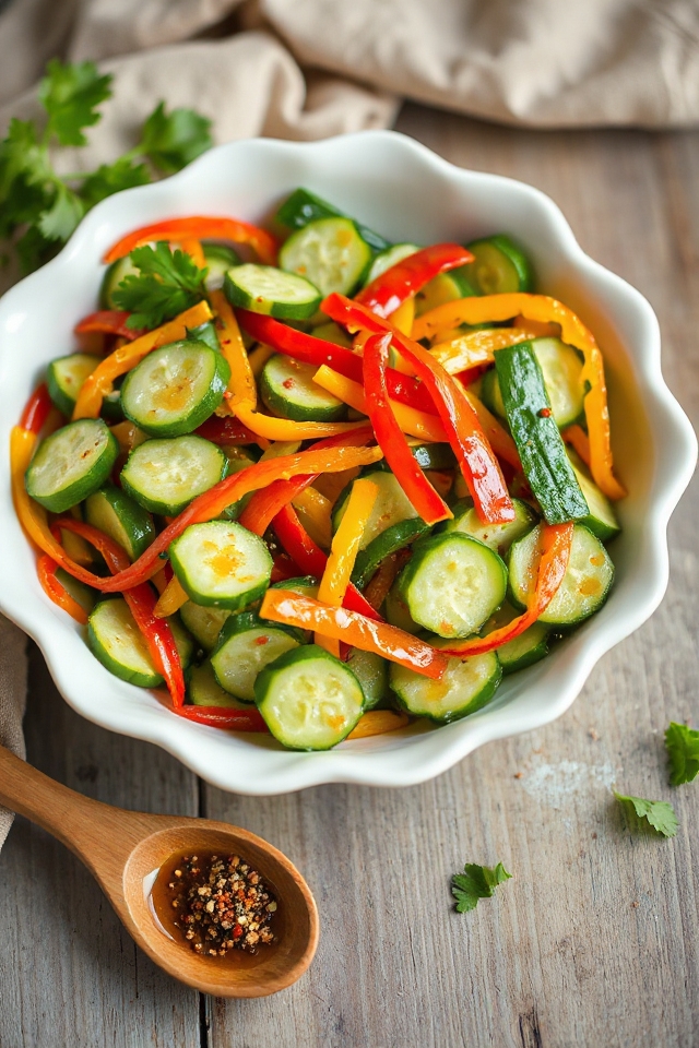crisp and refreshing salad