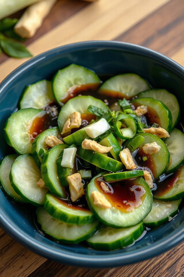 crispy cucumber salad recipe