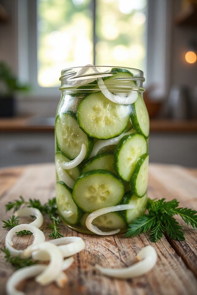 crispy cucumbers tangy dressing