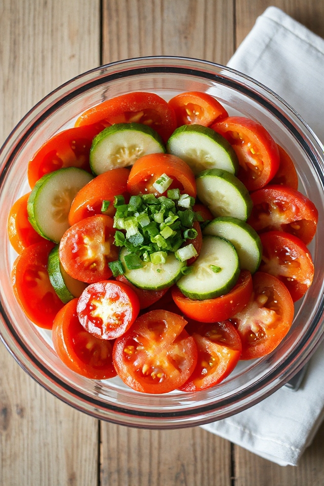 cucumber tomato salad recipe