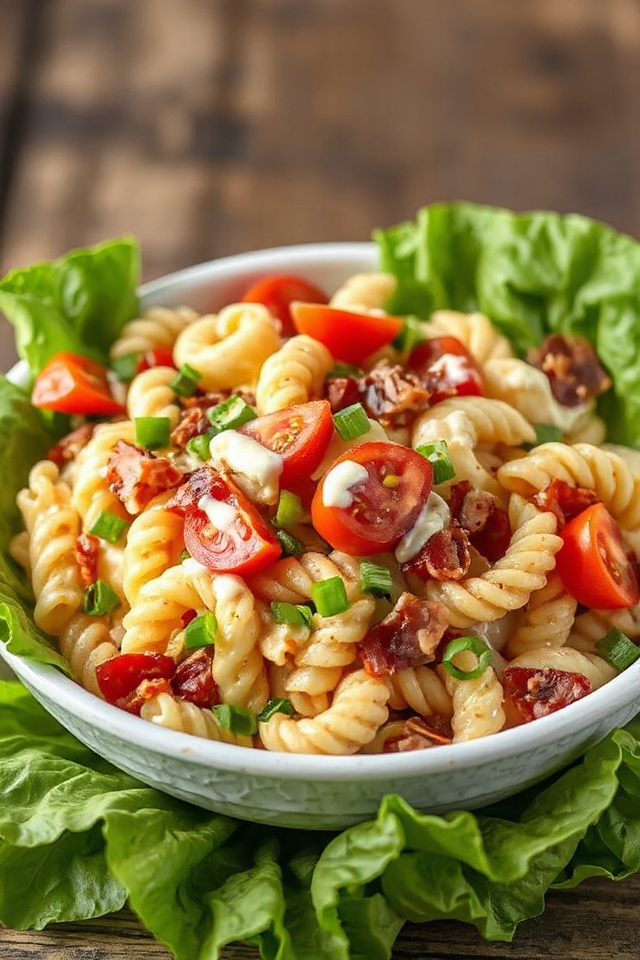 delicious blt pasta salad