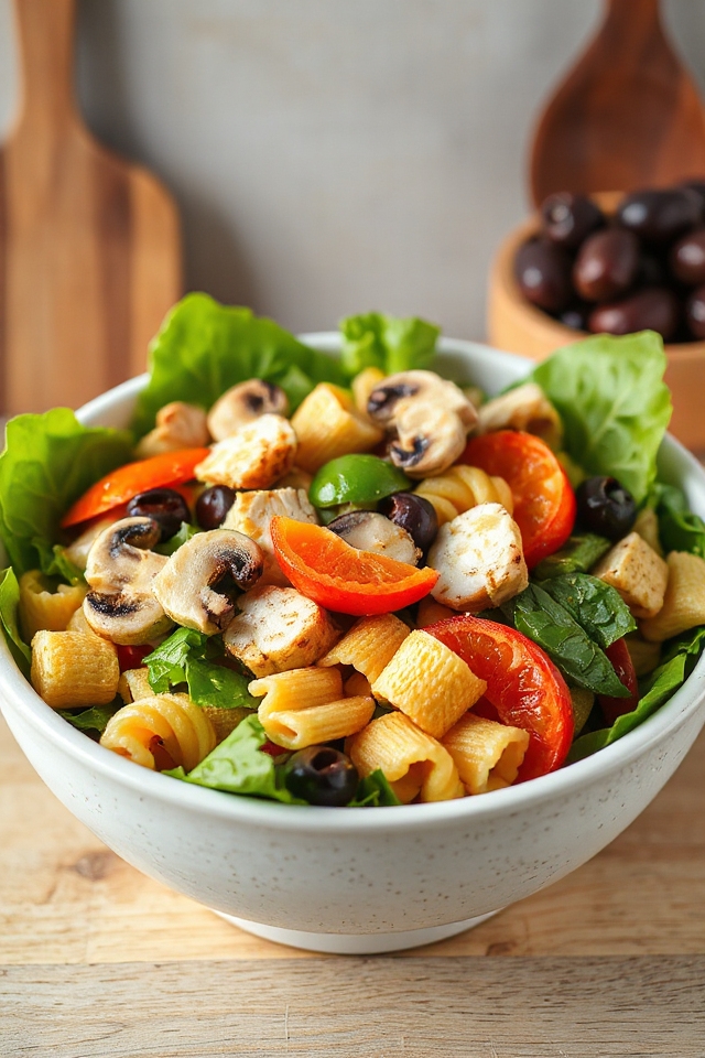 delicious chicken pasta salad