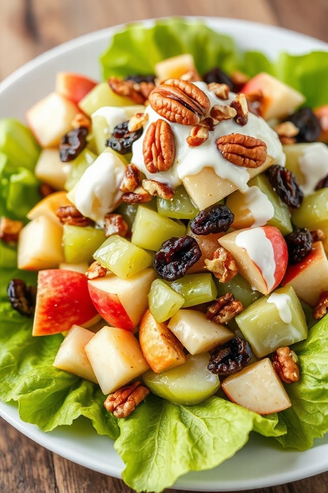 delicious chilled waldorf salad