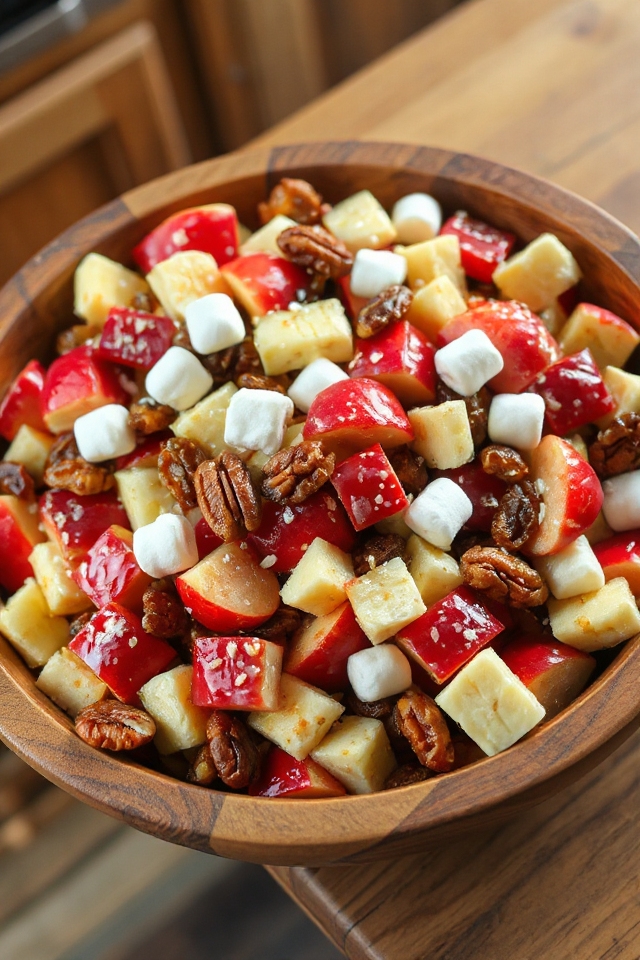 delicious crunchy apple salad