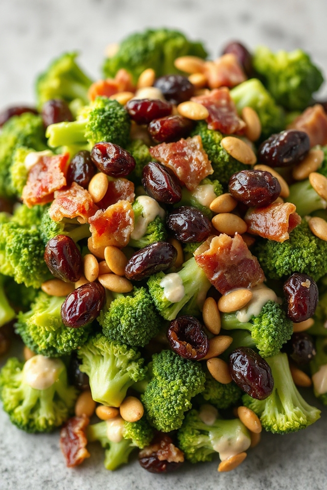 delicious crunchy broccoli salad