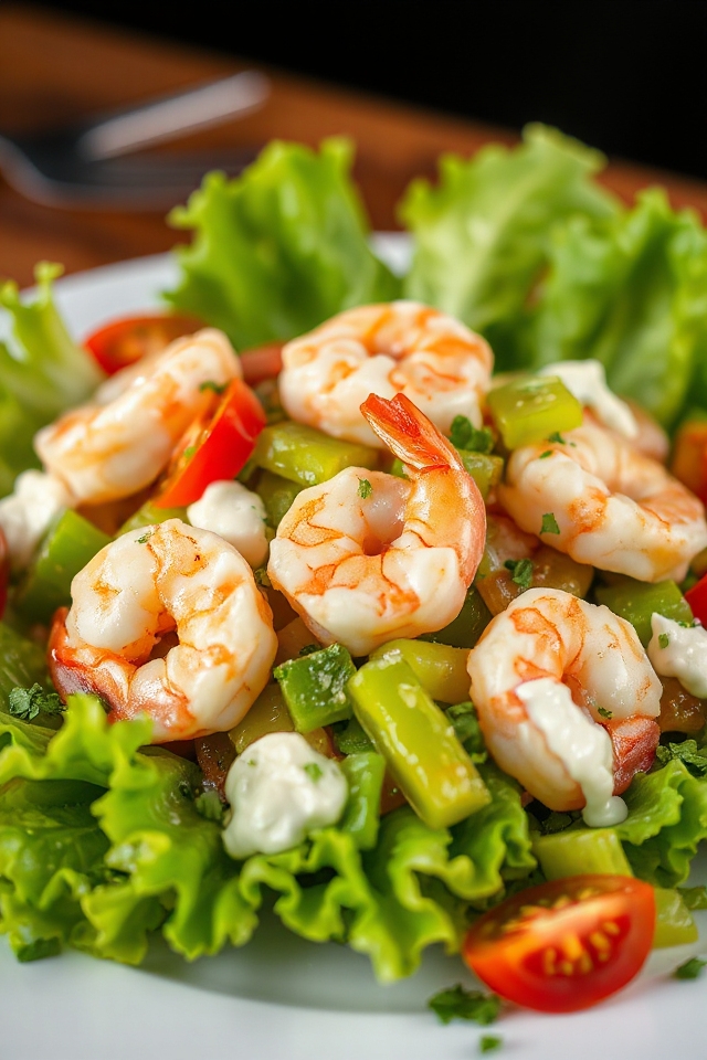 delicious shrimp salad creation