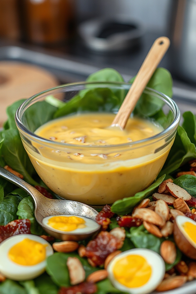 delicious spinach salad dressing