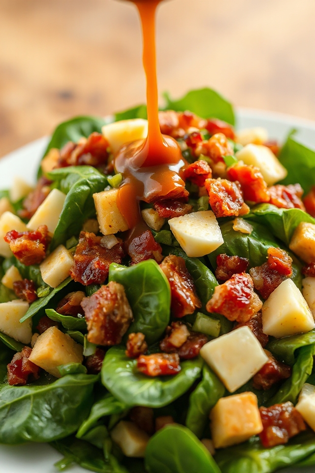 delicious spinach salad recipe