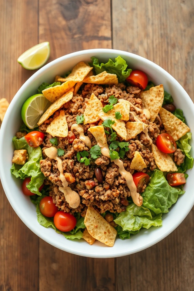 delicious taco salad recipe