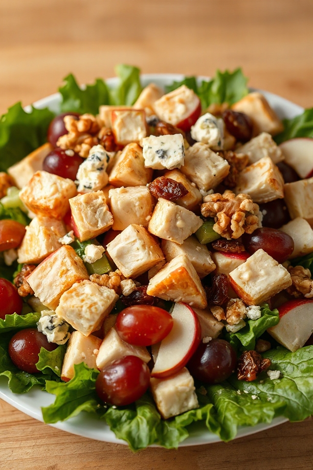delicious waldorf chicken salad
