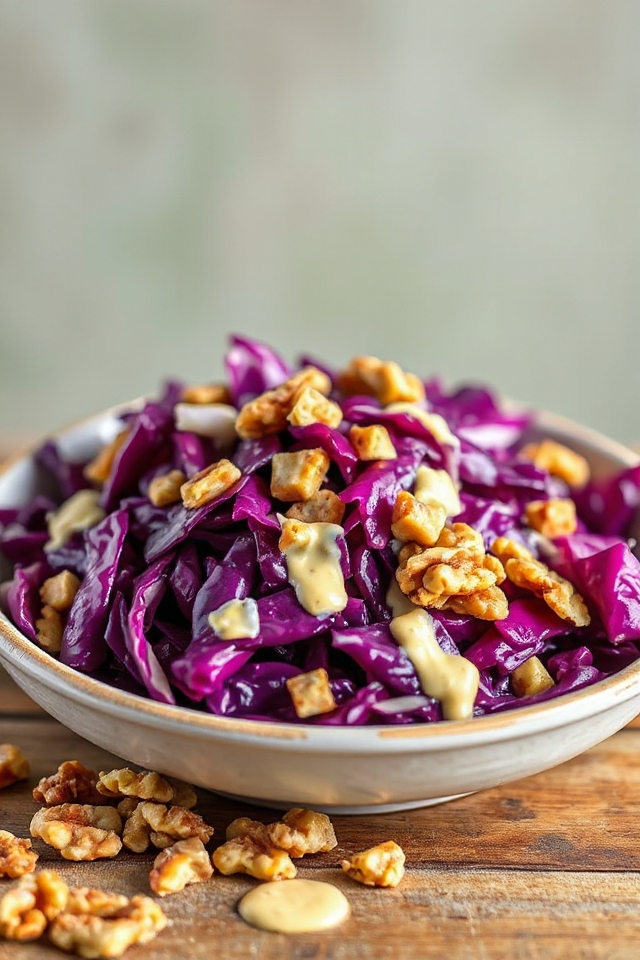 delightful red cabbage salad
