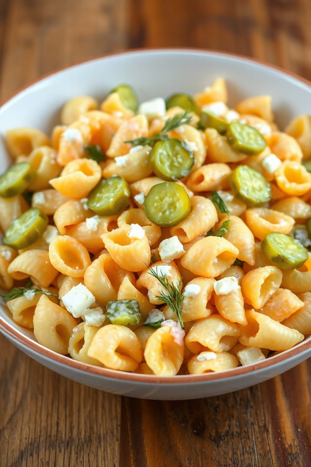 dill pickle pasta salad