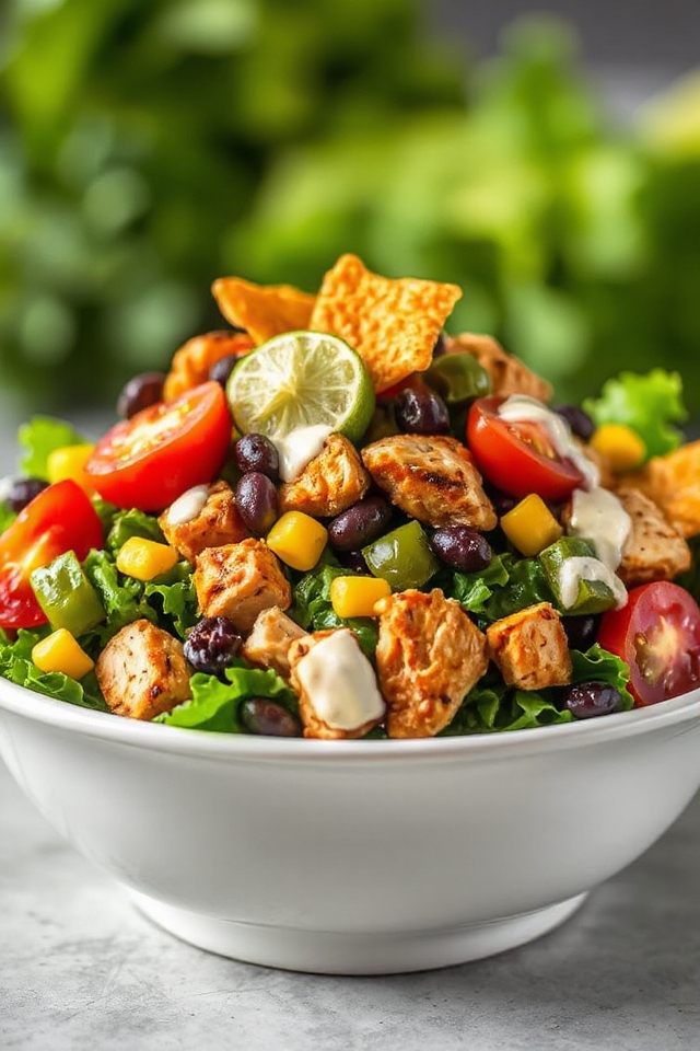 flavorful southwest chicken salad