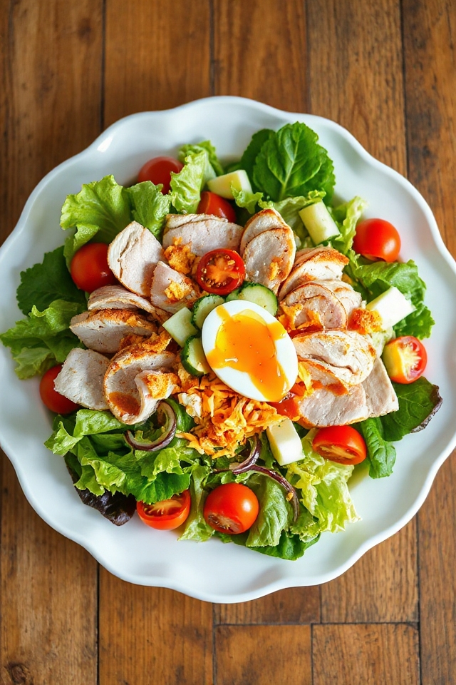 fresh and colorful salad