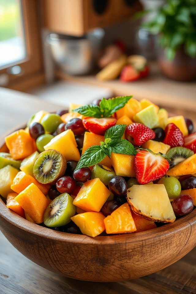 fresh and nutritious fruit salad