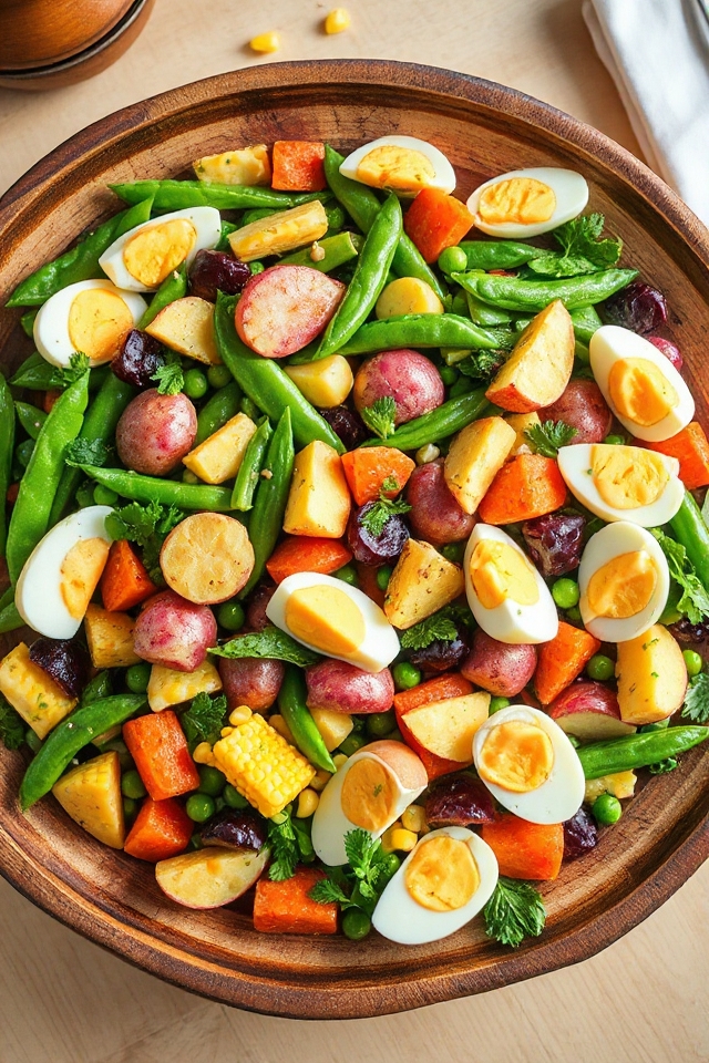 fresh ingredients for salad