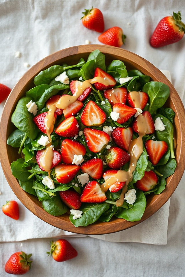 fresh strawberry salad recipe