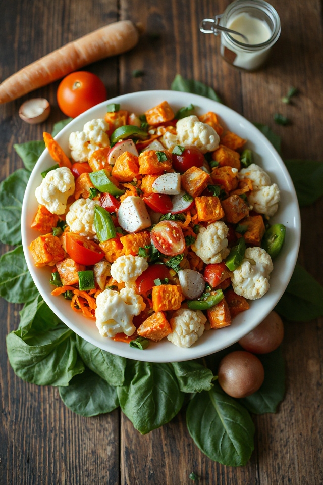 fresh vegetable salad recipe
