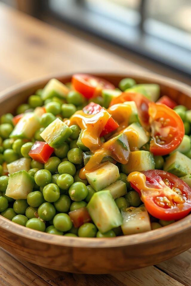 fresh vibrant edamame salad