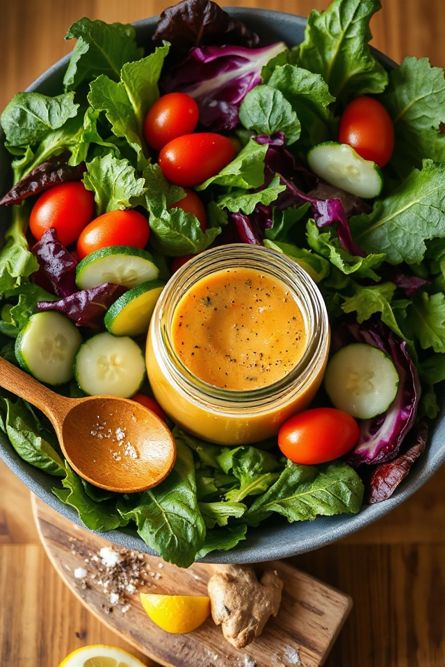 ginger salad dressing recipe