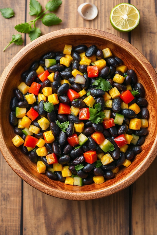 healthy black bean salad