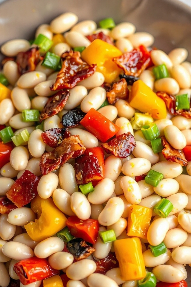 hearty roasted garlic salad