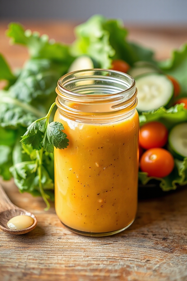 homemade ginger salad dressing