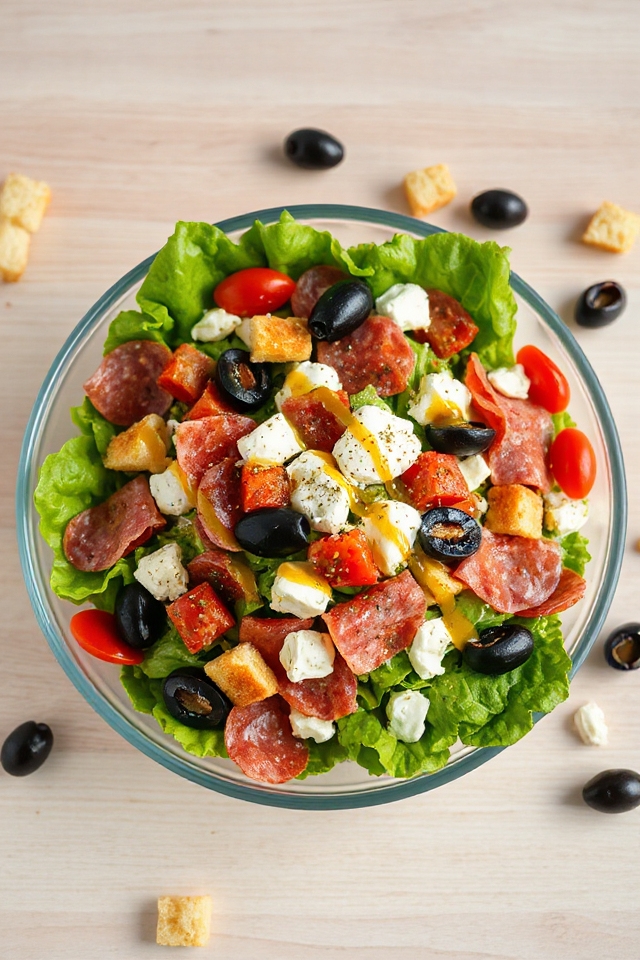 italian salad preparation instructions