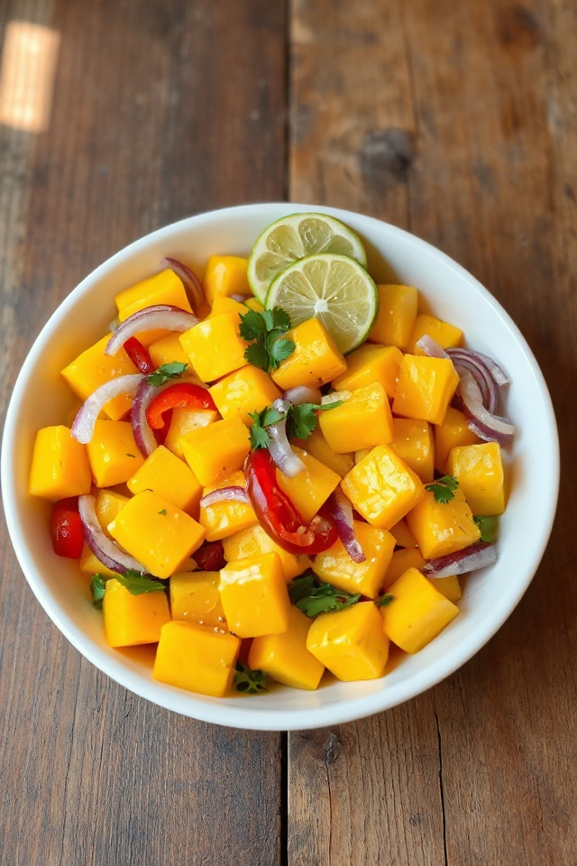mango salad preparation instructions