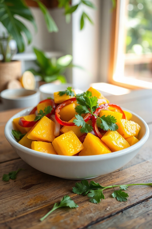 mango salad preparation steps