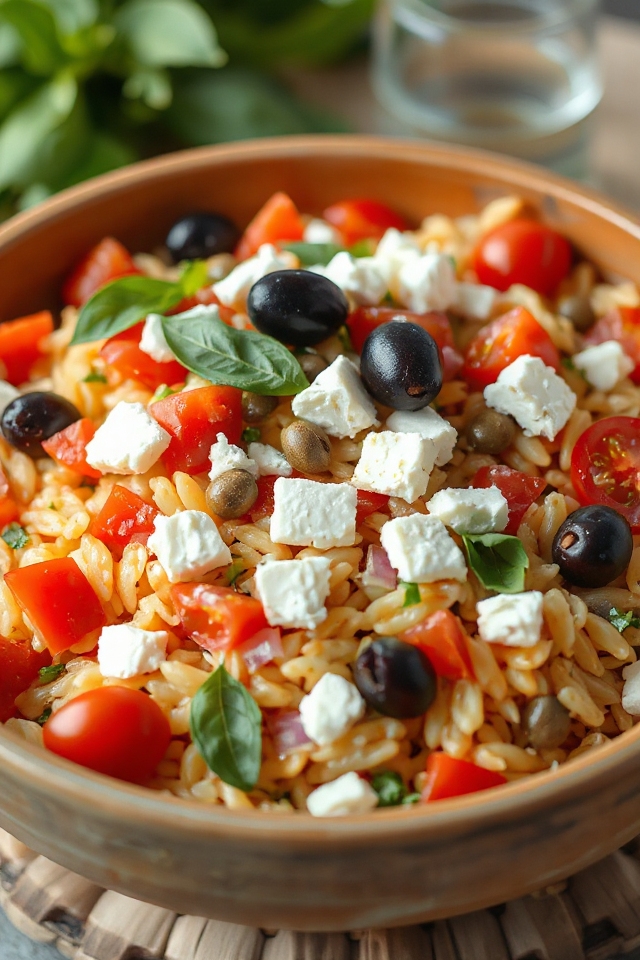 mediterranean orzo salad recipe
