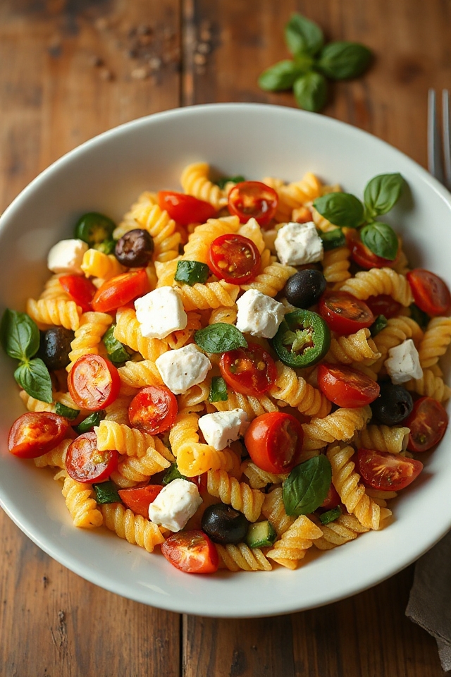 pasta salad preparation instructions