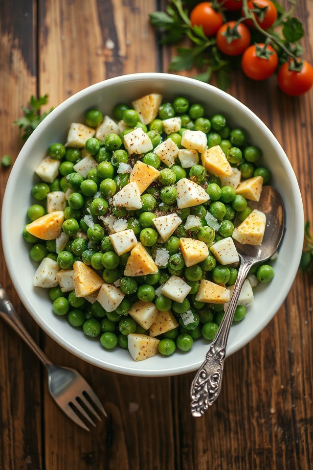 pea salad preparation instructions