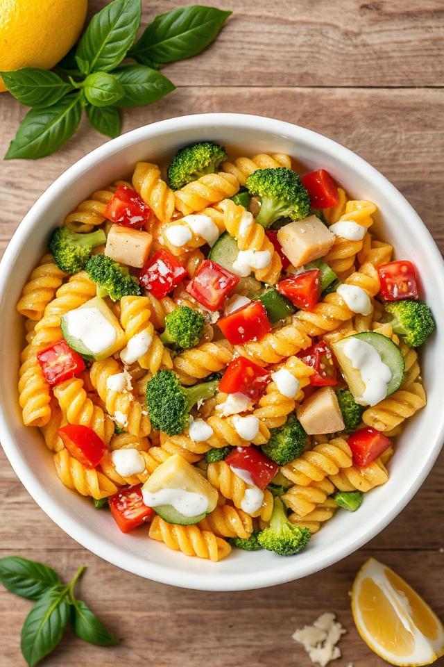 ranch flavored pasta salad recipe